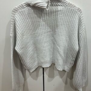 Elegant Cream Turtleneck Sweater